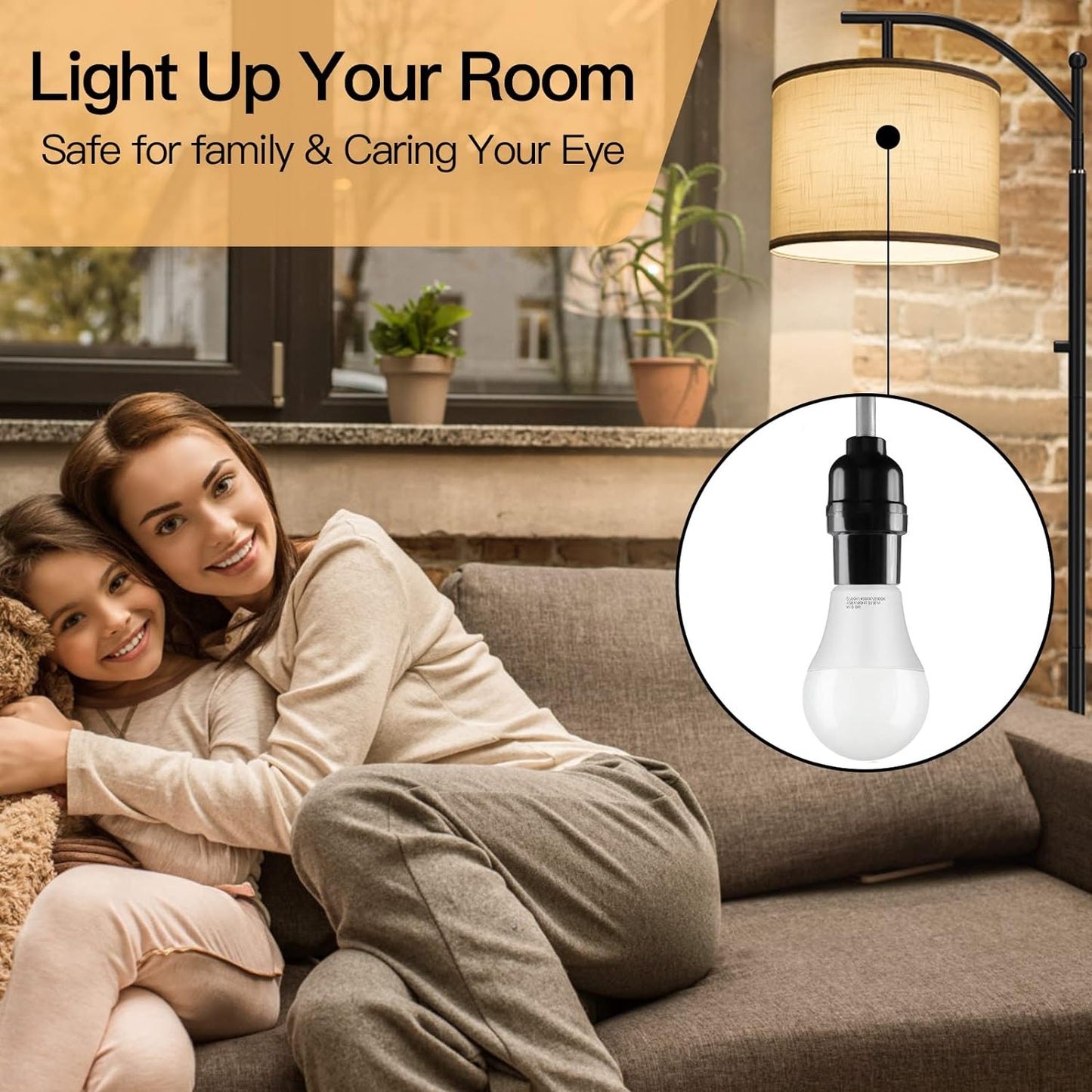 OUTON 9W 810 LM LED Dimmable Light Bulb with Remote Control(2 Sets), Adjustable Color Temperature, E26 Base