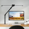 OUTON LED Desk Lamp, 5 Color Temperature Architect Adjustable Arm Desk Lamp with Clamp, 24W Auto Dimming Monitor Table Light for Home Office Computer Gaming