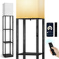OUTON Floor Lamp with Shelves