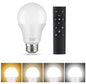 OUTON 9W  810 LM LED Dimmable Light Bulb with Remote Control（2 Sets）, Adjustable Color Temperature, E26 Base