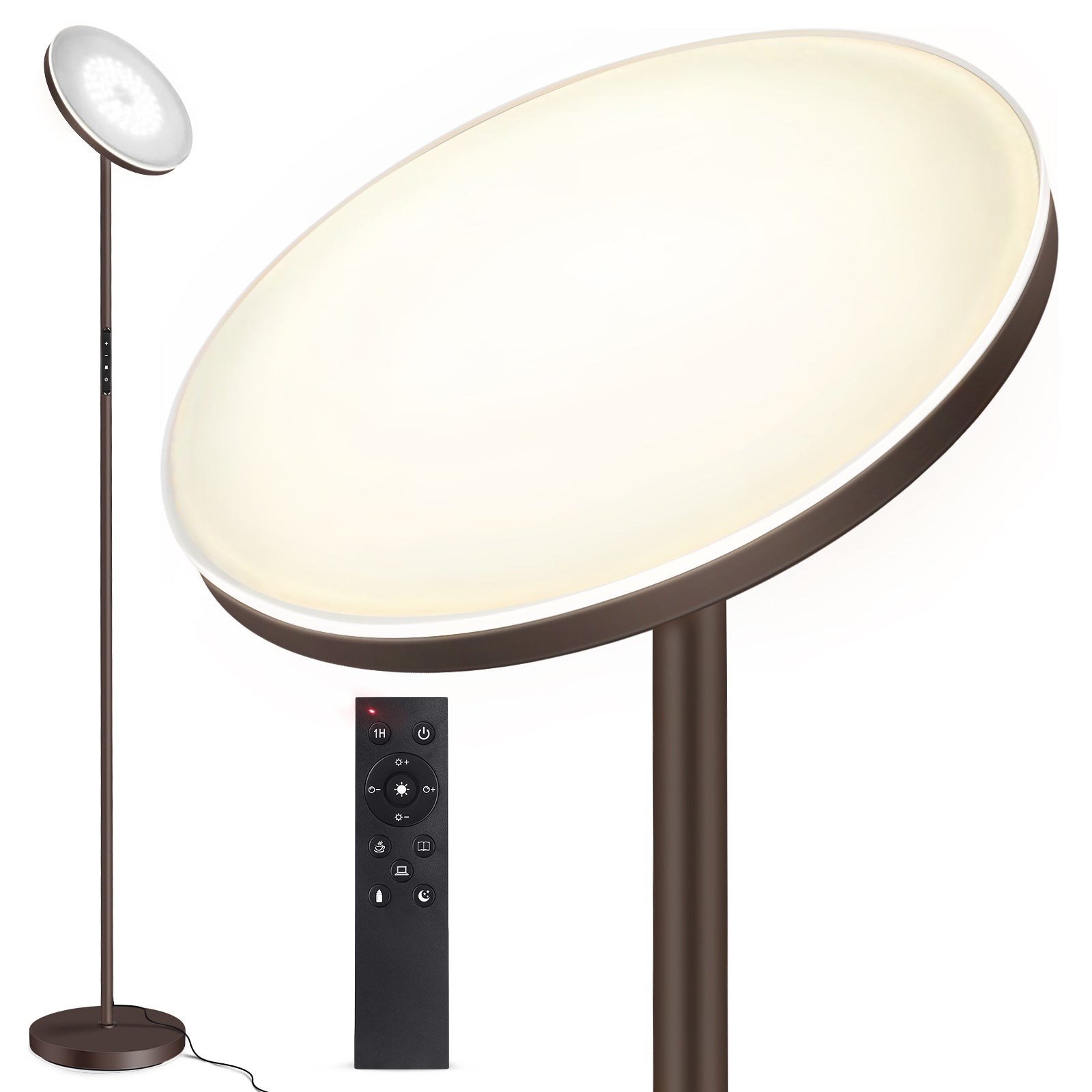 OUTON 30W 2400LM LED Torchiere Floor Lamp
